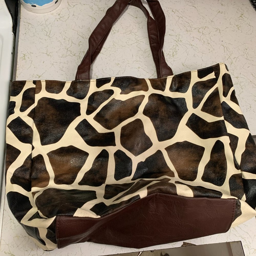Neiman Marcus Leather Tote Bag